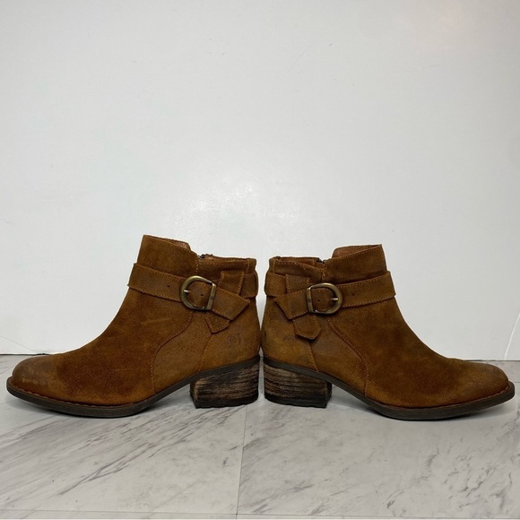 Born Morocco Brown Distressed Bootie 7 - Picture 7 of 13